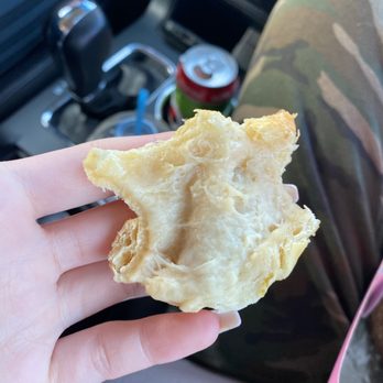 TV Donuts - Uncooked dough from sausage roll. Complete dough, not even bread. - Donuts Near Me - South Lake Tahoe, California TV Donuts - Uncooked dough from sausage roll. Complete dough, not even bread. - Donuts Near Me - South Lake Tahoe, California