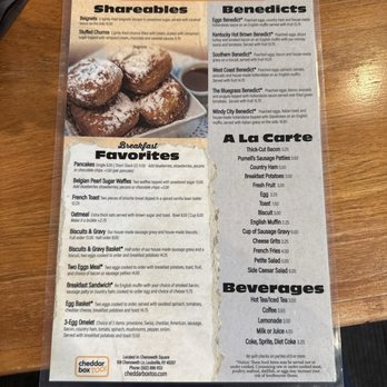 Cheddar Box Too - Menu - Breakfast & Brunch Near Me - Louisville, Kentucky Cheddar Box Too - Menu - Breakfast & Brunch Near Me - Louisville, Kentucky