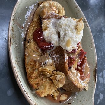 The Ice Plant - French toast - Cocktail Bars Near Me - St. Augustine, Florida