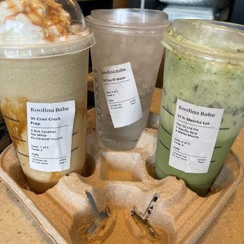 Starbucks - Ordered Vt crml crunch frap  NO WHIP ‍ - Coffee & Tea Near Me - Honolulu, Hawaii