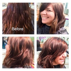 Imagine Hair by Louise - New cut and a just a few natural peek a boo panels for some love:)... DIDI