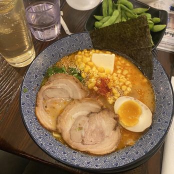 Hinodeya Ramen Bar - Spicy Miso Butter Corn Ramen - Ramen Near Me - Campbell, California