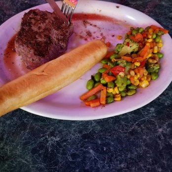 Uncle Jack's Bar & Grill - New York strip with seasonal veggies. Would definitely recommend - Bars Near Me - Independence, Kansas