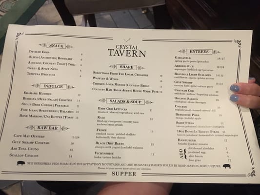 Menu photo 4 Crystal Tavern Hamburg, NJ