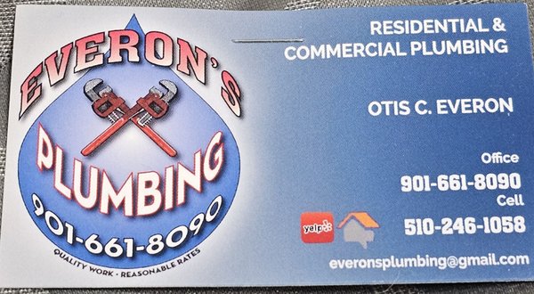 Everon's Plumbing Logo