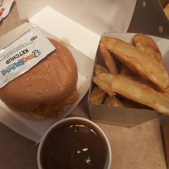 Mary Brown's - Spicy Sandwich (so small) - Chicken Shop Near Me - Markham, Ontario