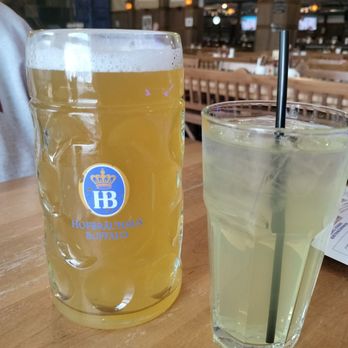 Hofbräuhaus Buffalo - Radler mass (half beer, half lemonade), and a straight lemonade. - Beer Gardens Near Me - Buffalo, New York