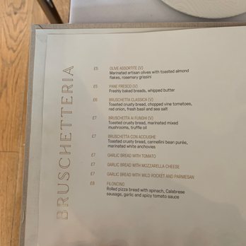 Rosso Restaurant - Menu - Italian Near Me - Manchester, XGM