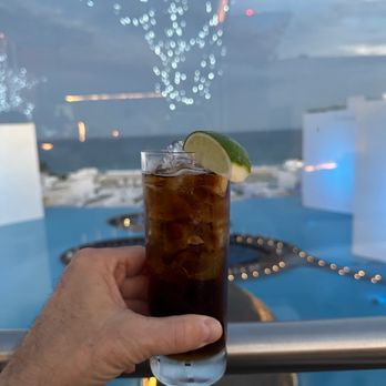 Cielomar - The view - with a Havana Club Cuba Libre - Pizza Near Me - Isla San Jose, BCS Cielomar - The view - with a Havana Club Cuba Libre - Pizza Near Me - Isla San Jose, BCS