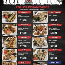 Mariscoco's Culiacan - Sushi Menú