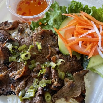 Pho Viet Mai - C7-rice with grilled beef - Vietnamese Near Me - Cypress, Texas