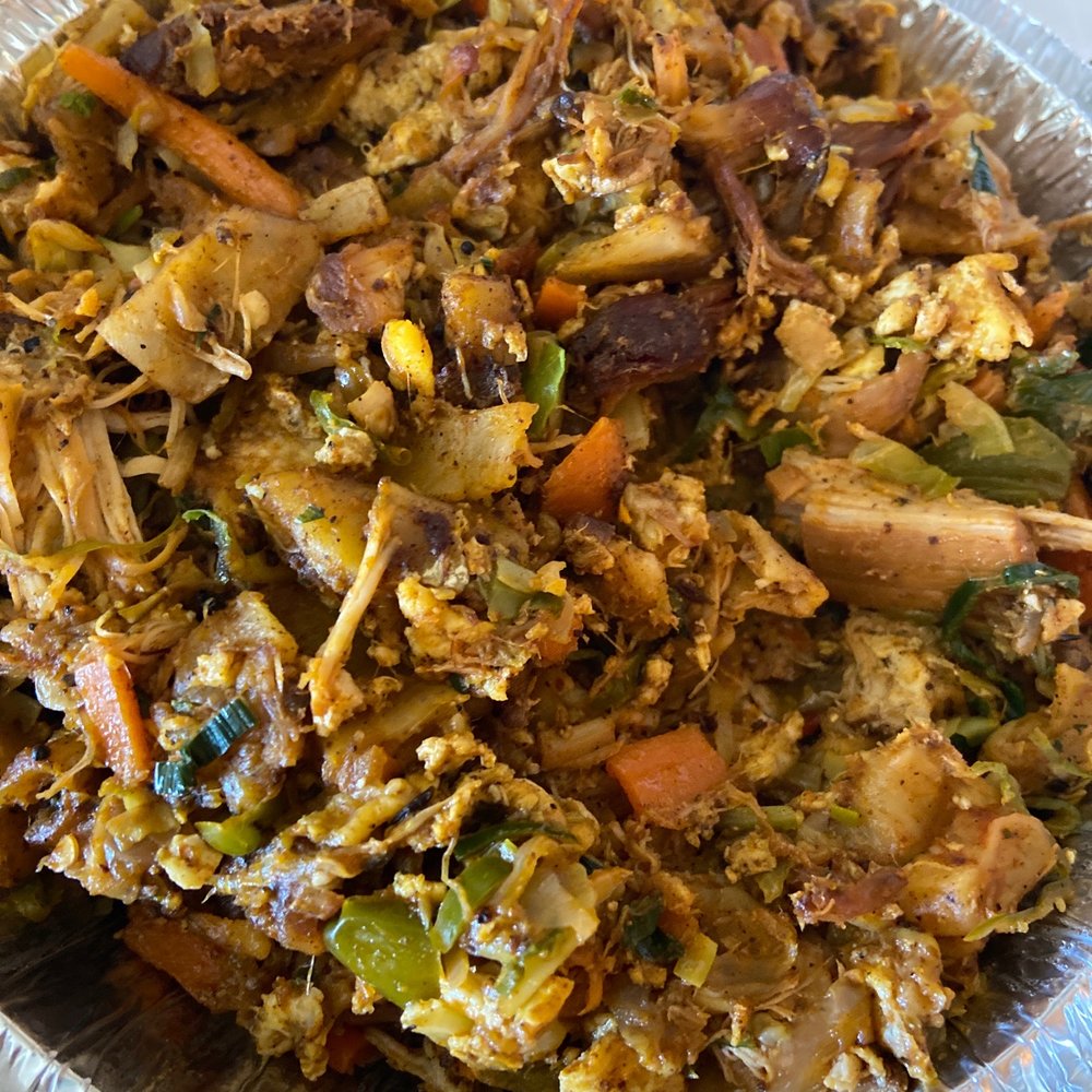 Rice N' Spice - Chicken kottu $10 - Sri Lankan Near Me - Anaheim, California