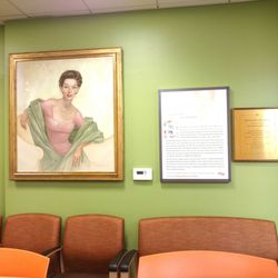 UCSF Nephrology & Hypertension Faculty Practice - The Rosalind Russell Legacy. In the waiting area.