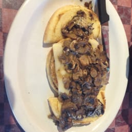 Mushroom Swiss Bison Burger