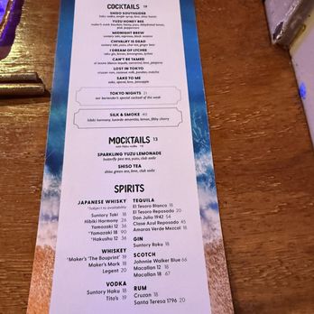 Sushi by Bou - Drink menu May 2026 - Sushi Bars Near Me - New York, New York Sushi by Bou - Drink menu May 2026 - Sushi Bars Near Me - New York, New York