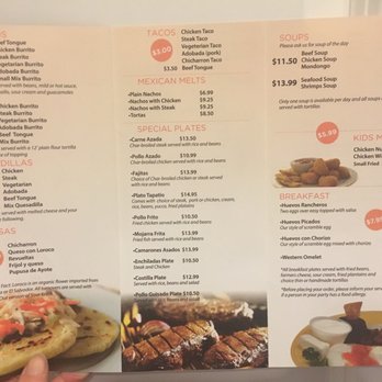 Tapatio Mexican Grill - Menu (1/2) - Mexican Near Me - Somerville, Massachusetts Tapatio Mexican Grill - Menu (1/2) - Mexican Near Me - Somerville, Massachusetts