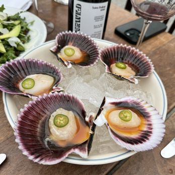 Dudley Market - Scallop crudo - Wine Bars Near Me - Venice, California