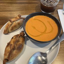 Empanadas and gazpacho soup Empanadas and gazpacho soup