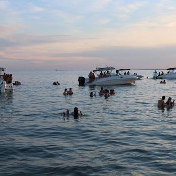 The Boating Zone - Nixon Sandbar from the boating zone - Boat Charters Near Me