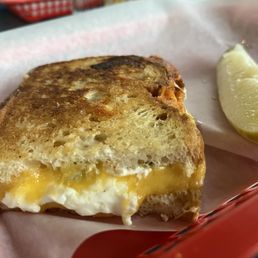 Jalapeño popper grilled cheese. Delicious!
