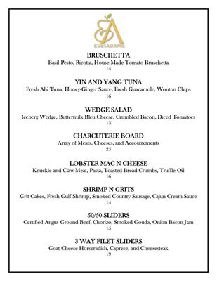 Menu photo 8 Eve on Adams Tallahassee, FL