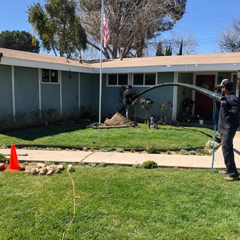 Shellback Plumbing and Drain - Polyethylene Pipe being pulled into existing Sewer Line - Plumbing Near Me - Valencia, California Shellback Plumbing and Drain - Polyethylene Pipe being pulled into existing Sewer Line - Plumbing Near Me - Valencia, California