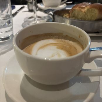 Del Frisco's Double Eagle Steakhouse - Ended the meal with a nice latte. - Steakhouses Near Me - Washington, DC, District of Columbia