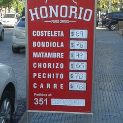 Honorio - Algunos precios.