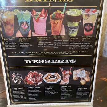 Dona Leti's - Drink menu - Cocktail Bars Near Me - Houston, Texas Dona Leti's - Drink menu - Cocktail Bars Near Me - Houston, Texas
