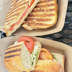 Calabrese Market and Deli - caprese panini + grilled cheese