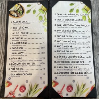 SaigonView - Menu - Vietnamese Near Me - Santa Ana, California