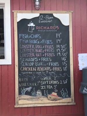 Menu photo 2 Richard's Fresh Seafood Covehead, PE