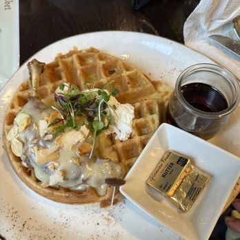 Eques - Duck, Duck, Waffle (4 stars) - nice riff on Chicken and Waffles - Breakfast & Brunch Near Me - Bellevue, Washington
