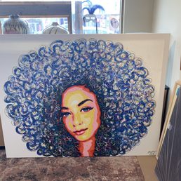 My big ol painting! Beautifully framed! My big ol painting! Beautifully framed!