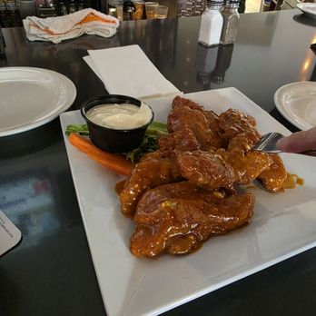 Ithaca Ale House - Boneless wings with garbage sauce - New American Near Me - Ithaca, New York