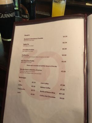 Menu photo 3 Pat Collins Bar and Restaurant Adare, LK Menu photo 3 Pat Collins Bar and Restaurant Adare, LK