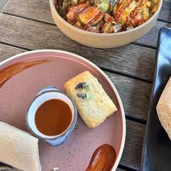Ras Plant Based - Sambusa (Lentils) | ig: @sophmeetsfood - Ethiopian Near Me - Brooklyn, New York Ras Plant Based - Sambusa (Lentils) | ig: @sophmeetsfood - Ethiopian Near Me - Brooklyn, New York