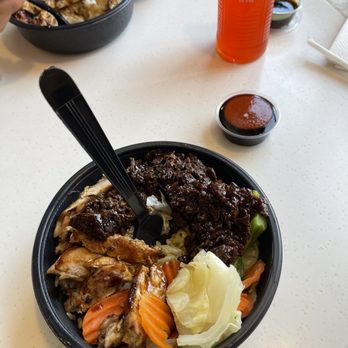 WaBa Grill - a bowl of meat and vegetables - Fast Food Near Me - Fontana, California