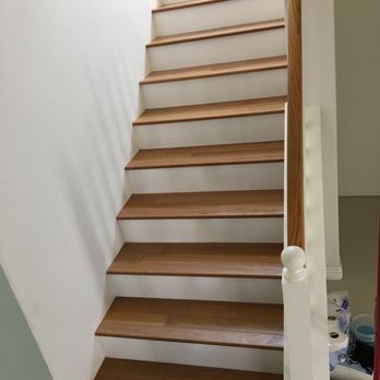 Redefined Flooring - After/Solid Wood stairs - Flooring Near Me Redefined Flooring - After/Solid Wood stairs - Flooring Near Me