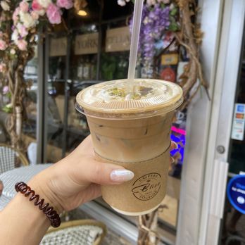 Bliss Coffee Lounge - Iced Pistachio Bliss Latte - Coffee & Tea Near Me - Somerville, New Jersey Bliss Coffee Lounge - Iced Pistachio Bliss Latte - Coffee & Tea Near Me - Somerville, New Jersey