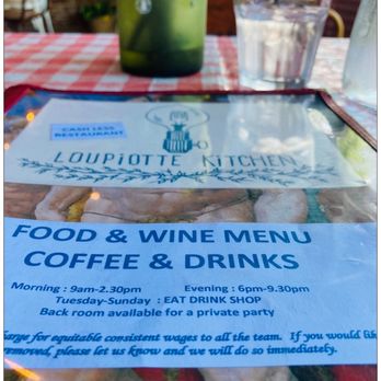 Loupiotte Kitchen - Le Menu. S'il vous plaît. - French Near Me - Los Angeles, California Loupiotte Kitchen - Le Menu. S'il vous plaît. - French Near Me - Los Angeles, California