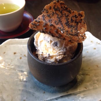 Cha-An - Black Sesame Creme Brûlée - Japanese Near Me - New York, New York