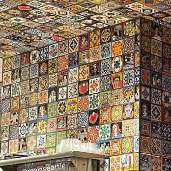 Maiz Molino - Loved the bright decor and painted tiles - Mexican Near Me - Seattle, Washington Maiz Molino - Loved the bright decor and painted tiles - Mexican Near Me - Seattle, Washington