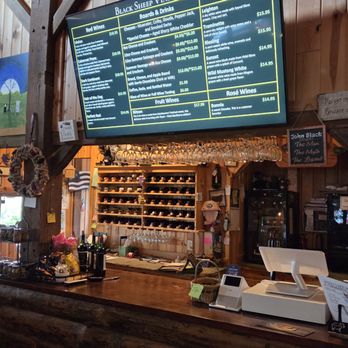 Black Sheep Vineyard - order counter - Wineries Near Me - Adena, Ohio