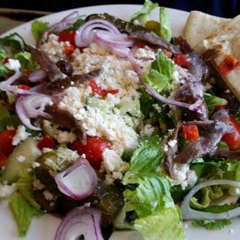 Peter Pan Diner - Greek Salad with anchovies - American Near Me - Bay Shore, New York Peter Pan Diner - Greek Salad with anchovies - American Near Me - Bay Shore, New York