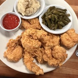 Beer-Battered Shrimp Platter