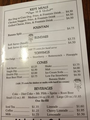 Menu photo 5 Tara's Cafe & Malt Shop Belton, MO
