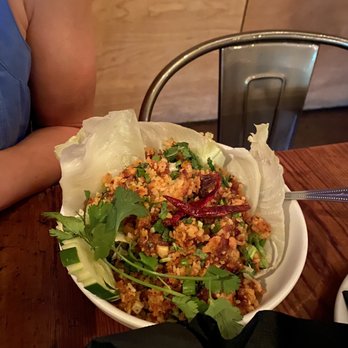 Bida Manda - Crispy Rice Lettuce Wrap Dinner - Laotian Near Me - Raleigh, North Carolina Bida Manda - Crispy Rice Lettuce Wrap Dinner - Laotian Near Me - Raleigh, North Carolina