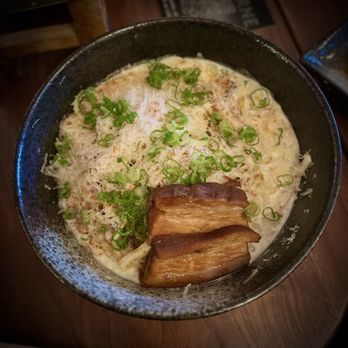 The Moderne - Miso Cream Pasta with pork belly and mushrooms - Tapas/Small Plates Near Me - Orlando, Florida