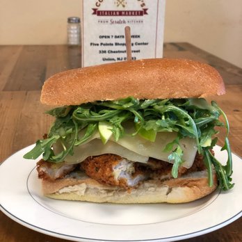 Constantinos Italian Market - a sandwich on a plate - Salad Near Me - Union, New Jersey Constantinos Italian Market - a sandwich on a plate - Salad Near Me - Union, New Jersey